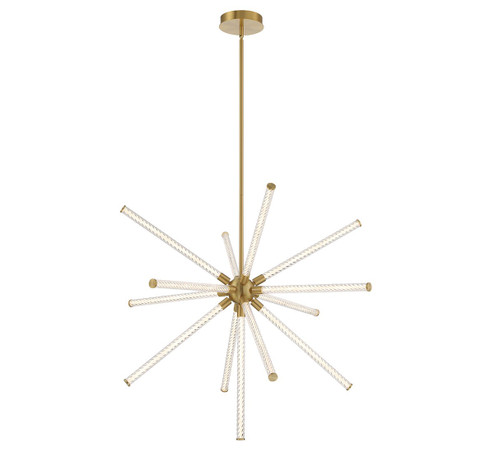 Volterra LED Chandelier in Plated Brushed Gold (541|10154-07)