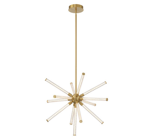 Volterra LED Chandelier in Plated Brushed Gold (541|10153-07)