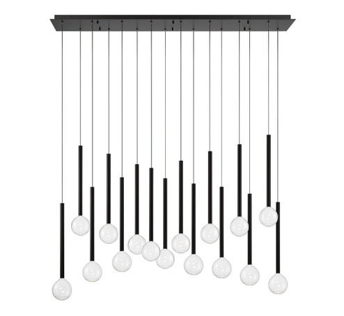 Positano LED Chandelier in Matte Black (541|10152-02)