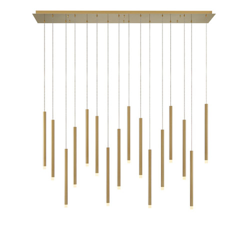 Amalfi LED Chandelier in Plated Brushed Gold (541|10151-07)