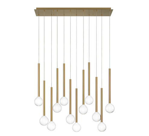 Positano LED Chandelier in Plated Brushed Gold (541|10150-07)