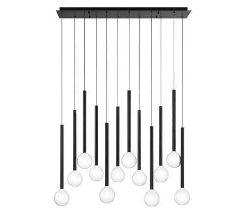 Positano LED Chandelier in Matte Black (541|10150-02)