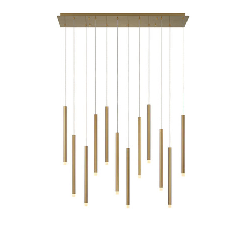 Amalfi LED Chandelier in Plated Brushed Gold (541|10149-07)