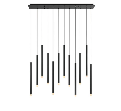 Amalfi LED Chandelier in Matte Black (541|10149-02)