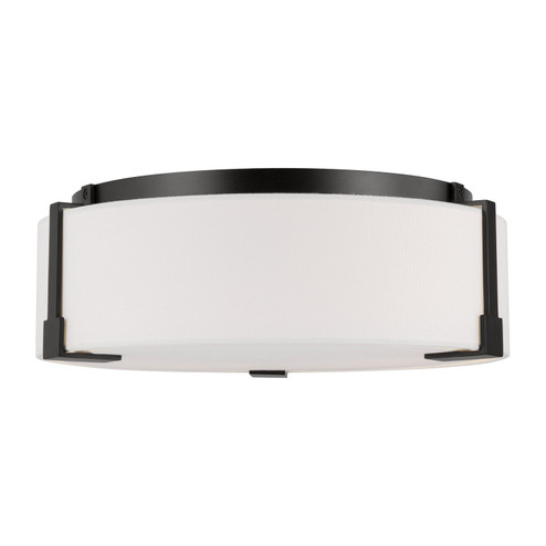 Bergen Two Light Flush Mount in Aged Iron (454|TFF1002AI)