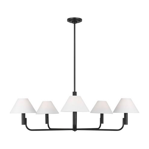 Colfax Five Light Chandelier in Aged Iron (454|SLC1005AI)