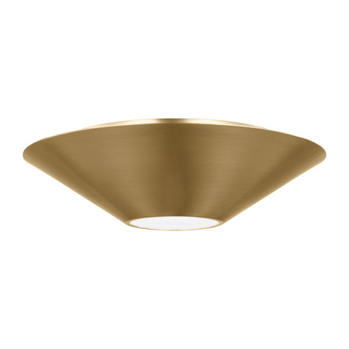 Echo LED Flush Mount and Sconce in Burnished Brass (454|KF1111BBS)