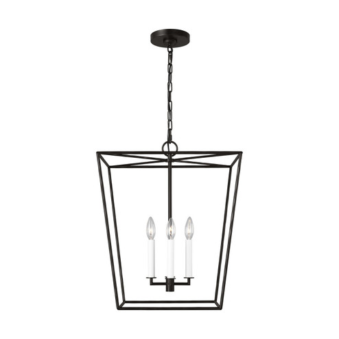 Viota Four Light Lantern in Aged Iron (454|EC1344AI)