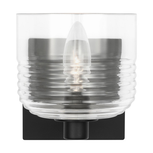 Lochdale One Light Wall Sconce in Midnight Black (454|DJV1111MBK)