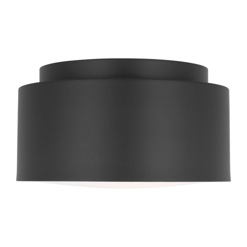 Dartmore One Light Flush Mount in Midnight Black (454|DJF1051MBK)