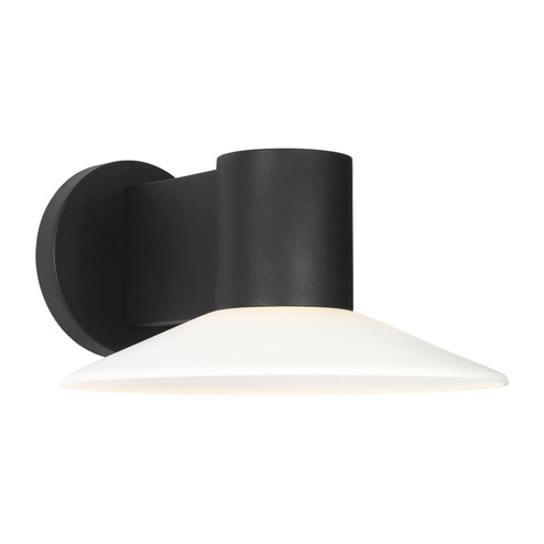 Focal LED Wall Lantern in Textured Black (454|BO1011TXB)