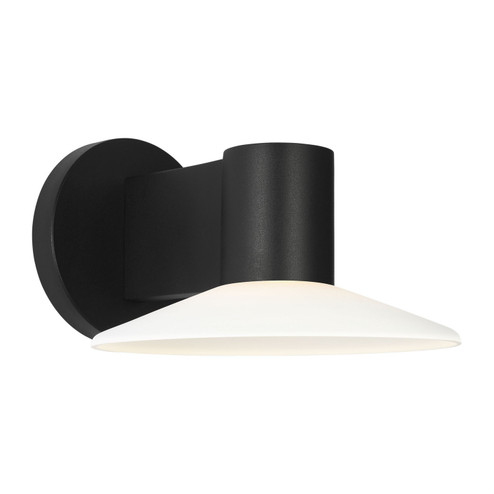 Focal LED Wall Lantern in Textured Black (454|BO1001TXB)