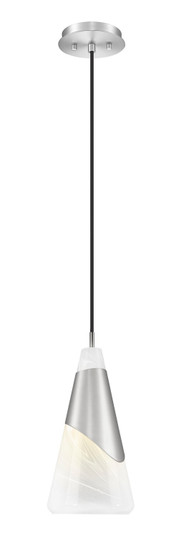 Aimie One Light Pendant in Brushed Nickel (224|828P7-BN)