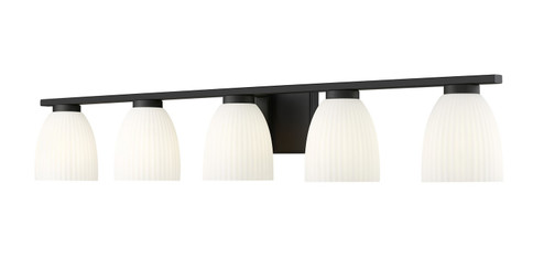 Naya Five Light Vanity in Matte Black (224|7518-5V-MB)