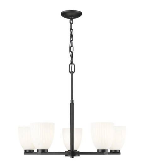 Naya Five Light Chandelier in Matte Black (224|7518-5MB)