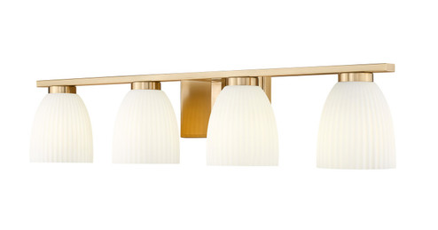 Naya Four Light Vanity in Modern Gold (224|7518-4V-MGLD)