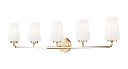 Montford Five Light Vanity in Modern Gold (224|7005-5V-MGLD)