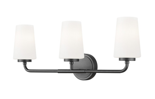 Montford Three Light Vanity in Matte Black (224|7005-3V-MB)