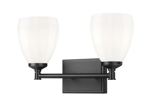 Oren Two Light Vanity in Matte Black (224|7004-2V-MB)
