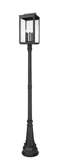 Hartwell Five Light Outdoor Post Mount in Sand Black (224|5019PHXLR-564P-BK)