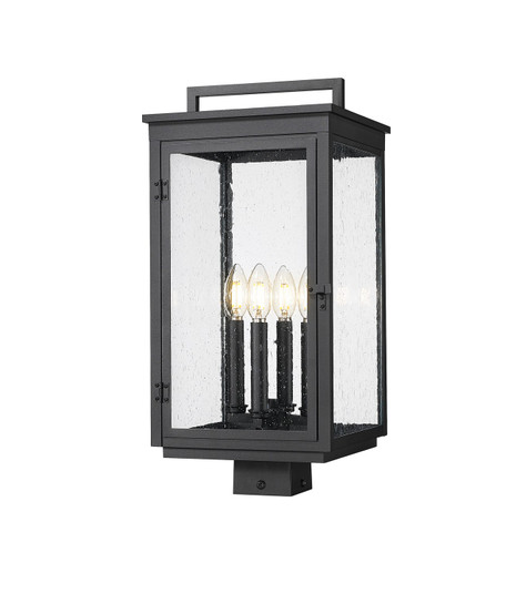 Hartwell Four Light Outdoor Post Mount in Sand Black (224|5019PHBS-BK)