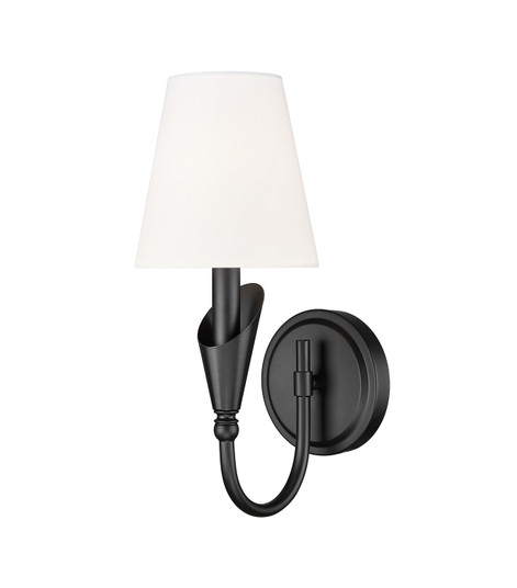 Claudelle One Light Wall Sconce in Matte Black (224|4014-1S-MB)