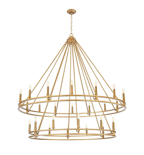 Dennison 28 Light Chandelier in Signature Brass (224|4005-28SBR)
