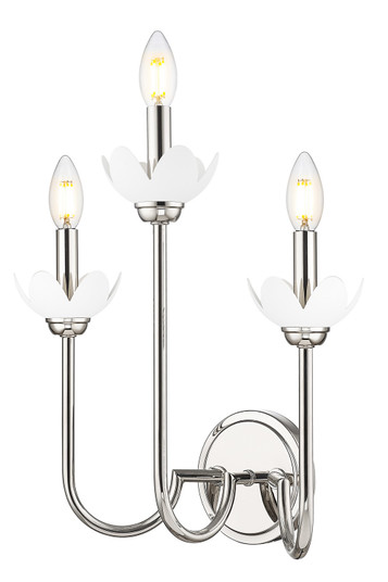 Allistair Three Light Wall Sconce in Polished Nickel (224|352-3S-PN)