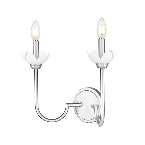 Allistair Two Light Wall Sconce in Brushed Nickel (224|352-2S-BN)