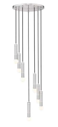Stari Seven Light Chandelier in Brushed Nickel (224|1956P-7R-BN)