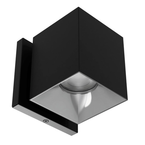 Zoron LED Wall Mount in Black/Chrome (34|W4S-NCS-BKCH)