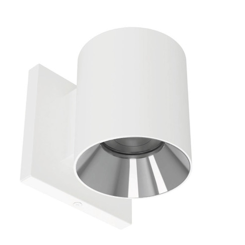 Zoron LED Wall Mount in White/Chrome (34|W4R-NCS-WTCH)