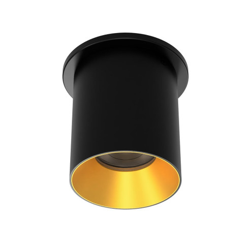 Zoron LED Flush Mount in Black/Gold (34|C4RT-NCS-BKGL)