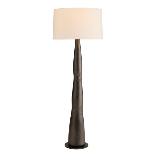 Kash One Light Floor Lamp in Antiqued Aluminum (314|PFI19-754)