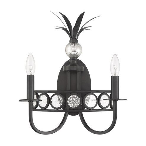 Hearst Two Light Wall Sconce in Black Tourmaline (51|9-1207-2-188)