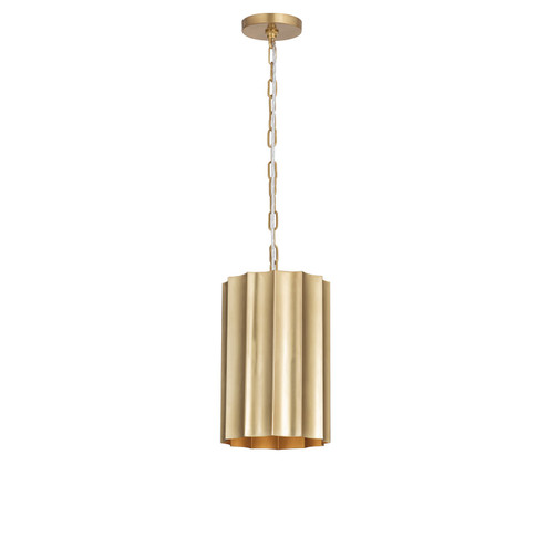 Allegra One Light Mini Pendant in Weathered Brass (16|39131WBR)
