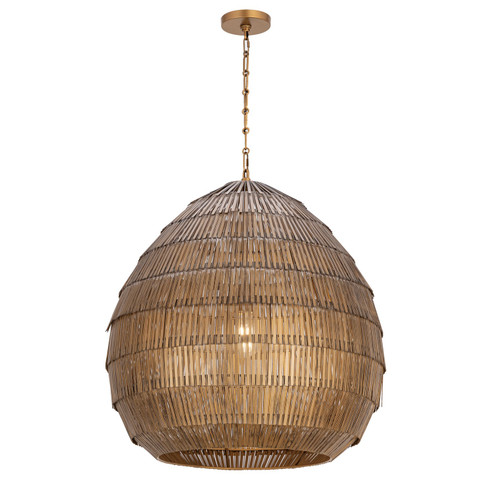 Gilda One Light Pendant in Antique Brass (16|29183AB)