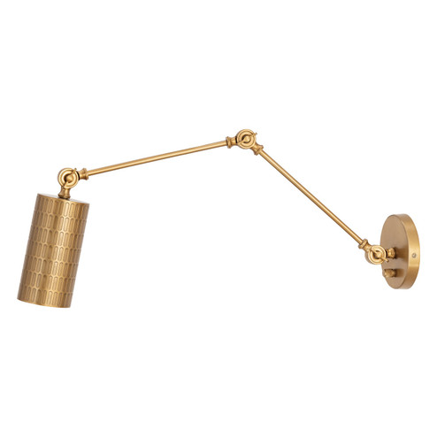 Shaka One Light Wall Sconce in Weathered Brass (16|29120WBR)