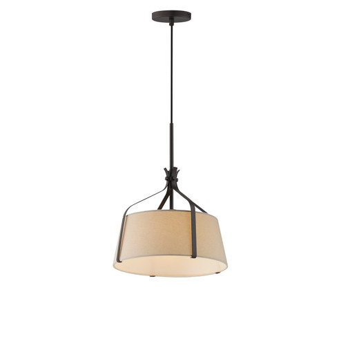 Bandera One Light Pendant in Dark Bronze (16|16181OMDBZ)