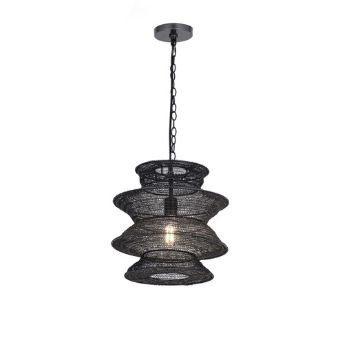 Krabi One Light Pendant in Black (16|14930BK)