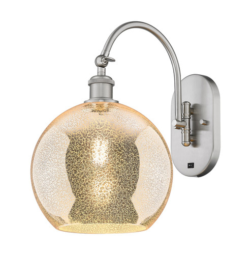 Ballston One Light Wall Sconce in Brushed Satin Nickel (405|918-1W-SN-G128-10)
