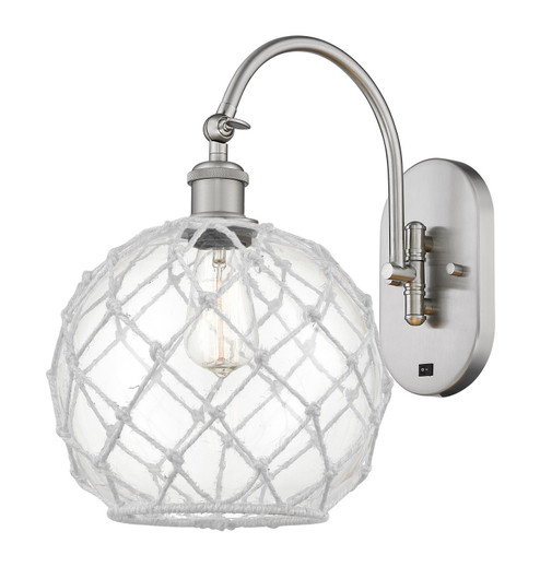 Ballston One Light Wall Sconce in Brushed Satin Nickel (405|918-1W-SN-G122-10RW)