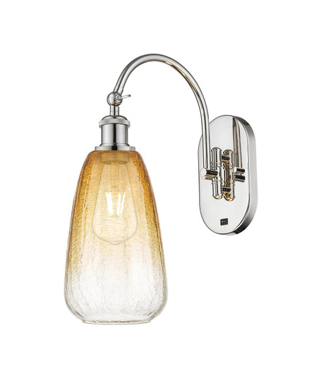 Ballston One Light Wall Sconce in Polished Nickel (405|918-1W-PN-G480-6AM)