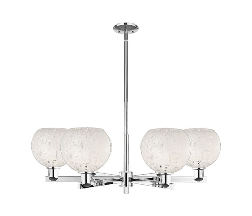 Arcadia Six Light Chandelier in Polished Chrome (405|716-6CR-PC-G1216-8WM)