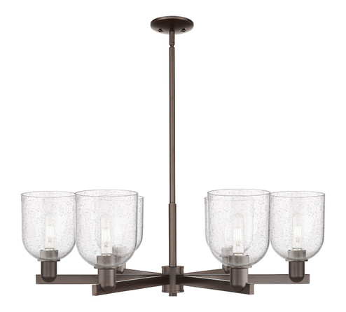 Arcadia Six Light Chandelier in Oil Rubbed Bronze (405|716-6CR-OB-G558-6SDY)