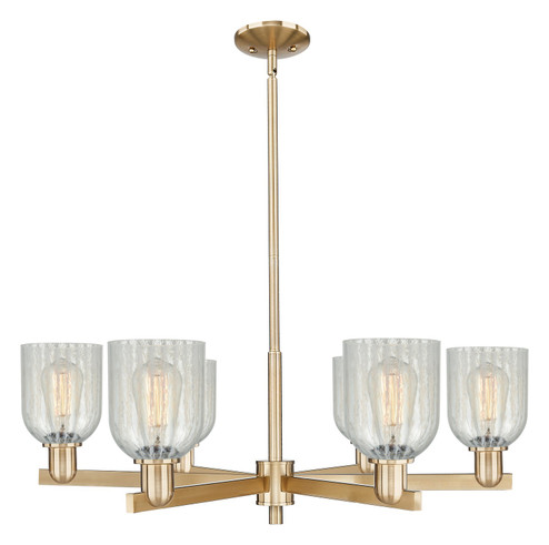 Arcadia Six Light Chandelier in Champagne Bronze (405|716-6CR-CB-G2511)