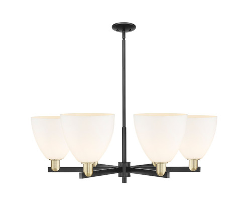 Arcadia Six Light Chandelier in Black Antique Brass (405|716-6CR-BAB-GBD-91)