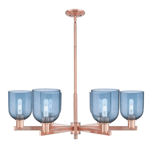 Arcadia Six Light Chandelier in Antique Copper (405|716-6CR-AC-G558-6BL)