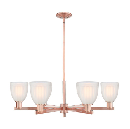 Arcadia Six Light Chandelier in Antique Copper (405|716-6CR-AC-G441)