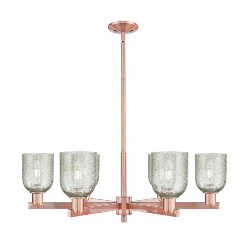 Arcadia Six Light Chandelier in Antique Copper (405|716-6CR-AC-G259)